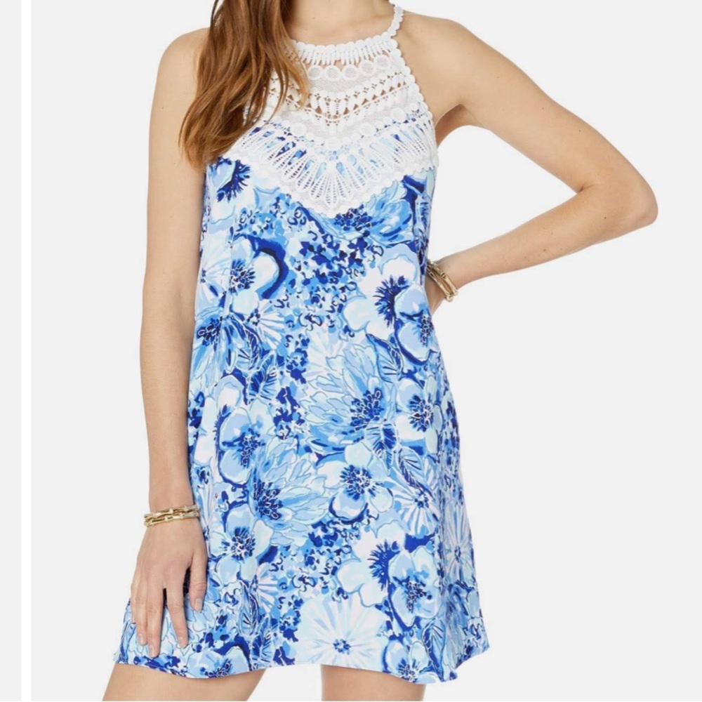 Lilly Pulitzer dress with crochet top